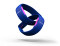 Rendering of two mictic bracelets, intertwined and floating